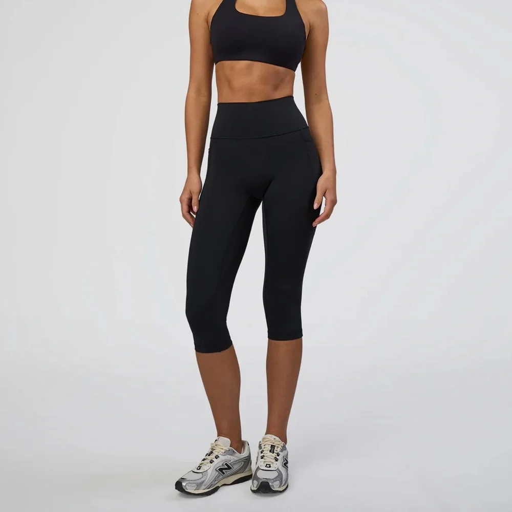 LSKD Fusion Ultra High-Rise 3/4 Legging Pockets Black / XS NEW WITH TAGS NWT - Picture 4 of 6